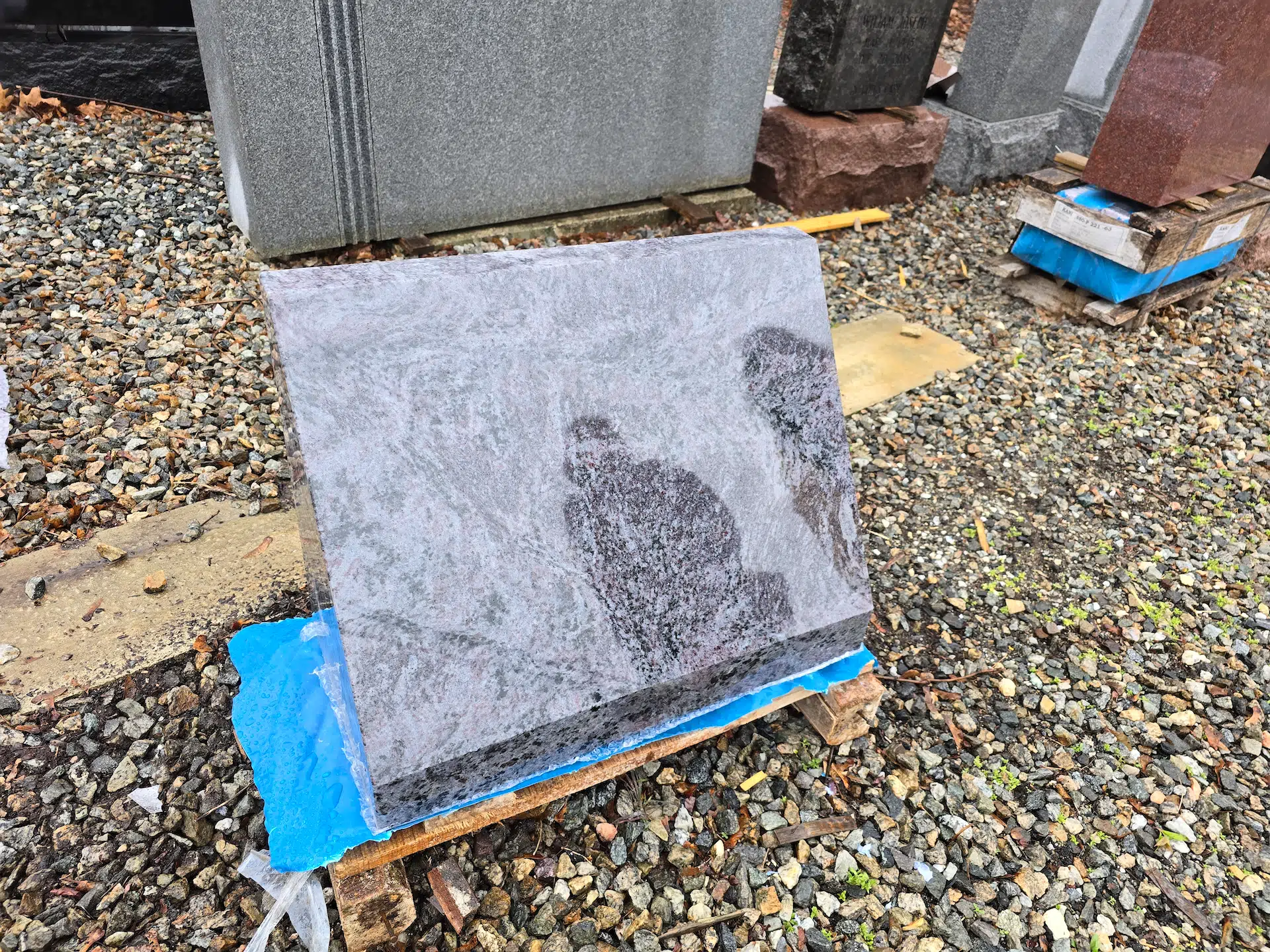 granite Headstone Inscription hand-carved by Inscription Guide in NJ — image 3